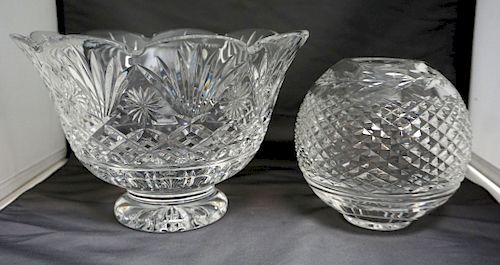 2PC WATERFORD CRYSTAL BOWLS