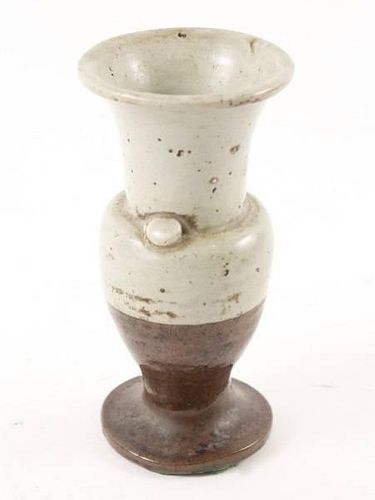 Japanese Studio Pottery Footed Vase