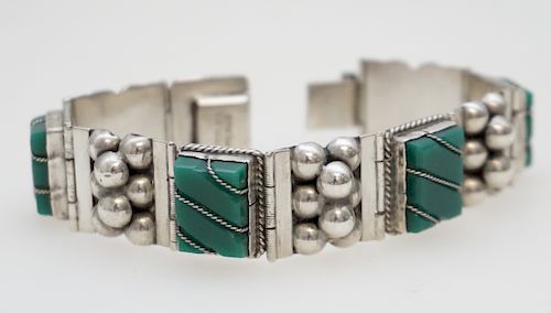 MID CENTURY MEXICAN STERLING BRACELET