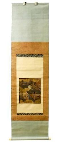 Japanese Edo Period Figural Scroll Painting