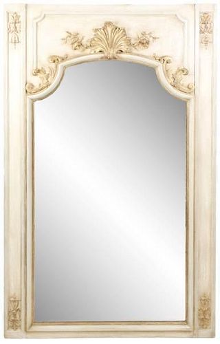 Large French Parcel Gilt Pier Mirror, 20th C.