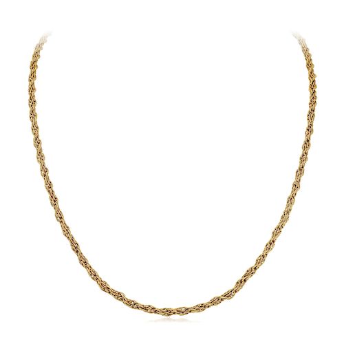 Cartier France Gold Twist Rope Chain