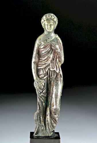 Rare / Important Roman Silver Statuette of Venus