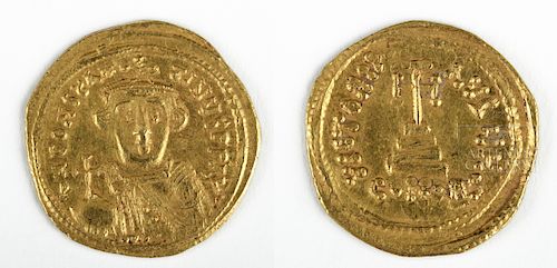 Byzantine Constans II Gold Solidus Coin - 4.4 g