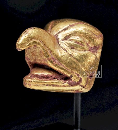 Aztec Royal Gold Eagle Pendant