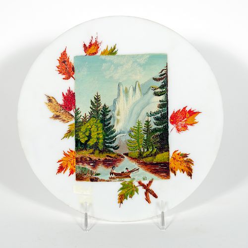 Mount Washington Hand Painted Landscape Plate