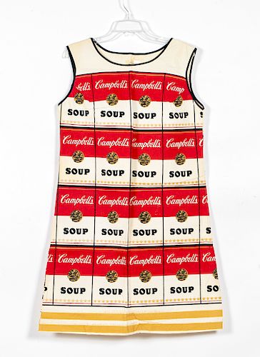 Andy Warhol 1960s "The Souper Dress"