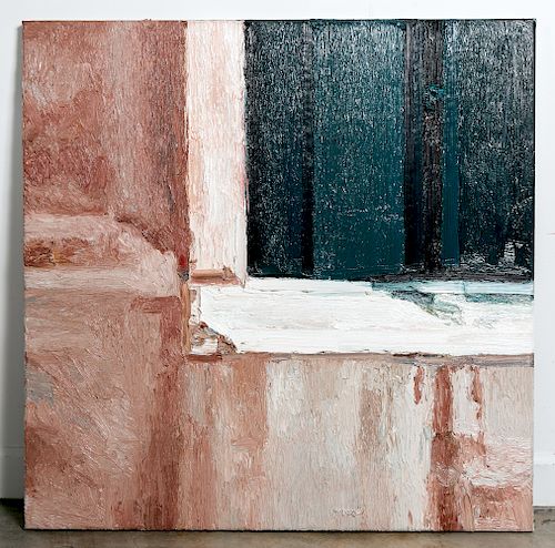 Ralph Fleck, "Window in Venice" - 2002, Oil