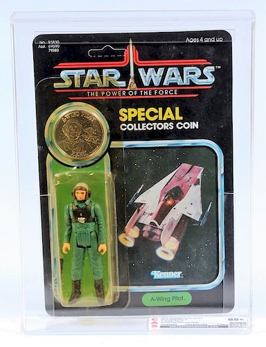 1984 Kenner Star Wars POTF A-Wing Pilot CAS 85+