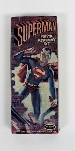 1963 Aurora Plastics DC Comics Superman Model Kit