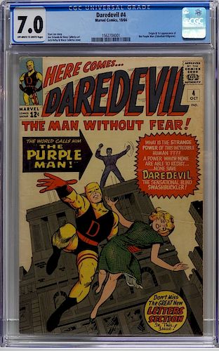 Marvel Comics Daredevil #4 CGC 7.0