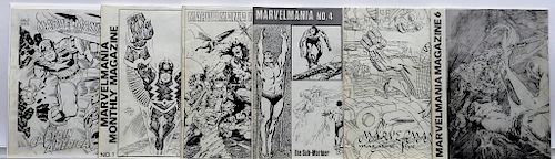 Marvelmania Magazine #1-#6 Near Complete Run