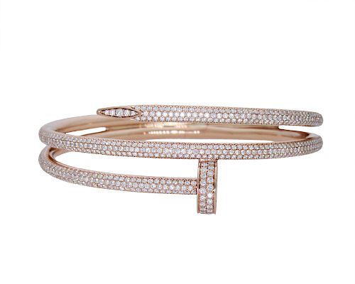 Cartier Juste un Clou DIAMOND-Pink GOLD BRACELET