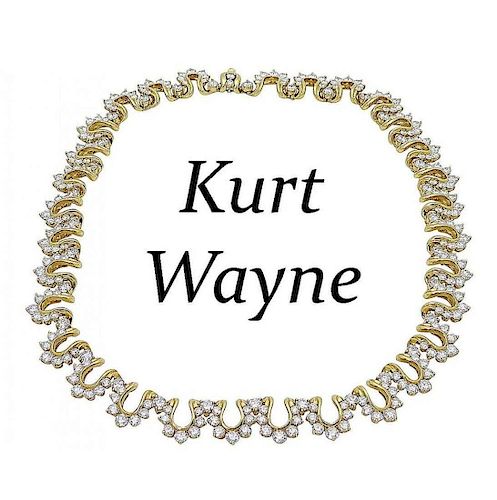 Kurt Wayne Stones: Round Brilliant Diamond Necklace