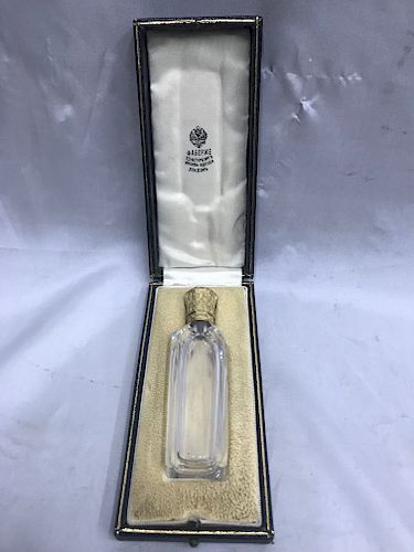 Russian Gold and crystal perfume bottle