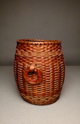 Potawatomi Antique Basket w/ Star Handle