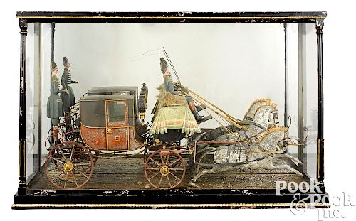 English horse drawn royal carriage model