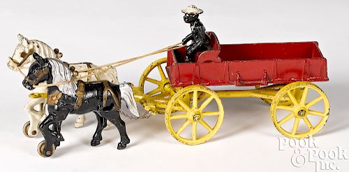 Kenton cast iron horse drawn plantation wagon