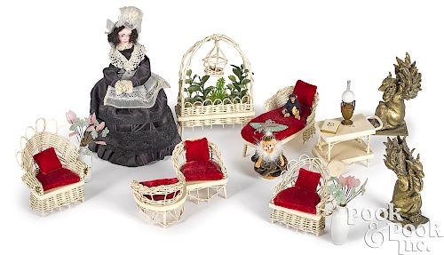 Artisan doll and miniatures