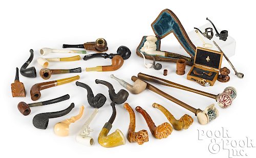 Miniature pipe collection