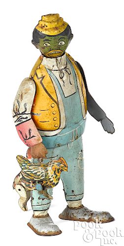 Marx Chicken Snatcher lithographed tin wind-up