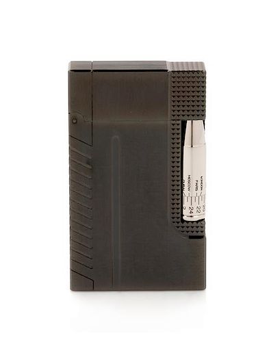 An S.T. Dupont James Bond: 007 Limited Edition Line 2 Pocket Lighter Height 2 1/2 inches.