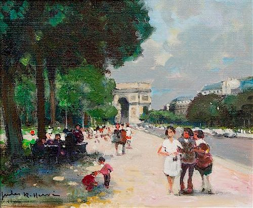 Jules-René Hervé, (French, 1887-1981), Untitled (Arc de Triomphe)