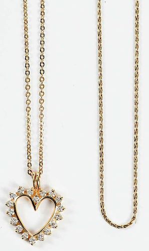 Two 14kt. Necklaces