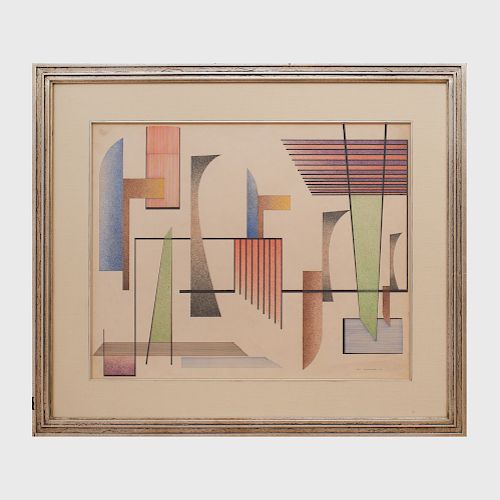 John Sennhauser (1907-1978): Abstract Linear Motifs
