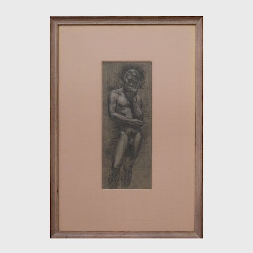Paul Cadmus (1904-1999) : Standing Nude