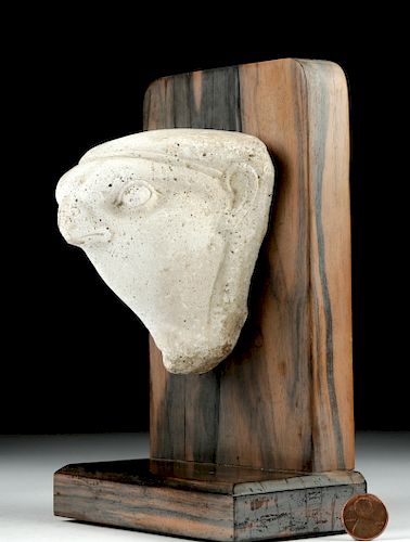 Egyptian Plaster Sculptor's Model - Falcon Head