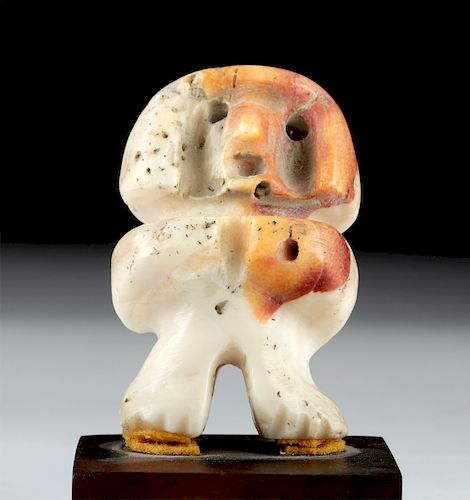 Rare Valdivian Clam Shell Figural Bead