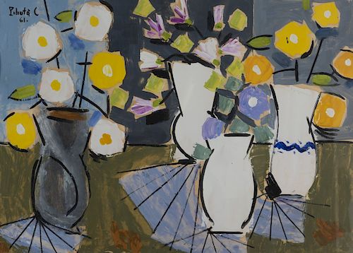 Untitled (Still life with flowers), 1961