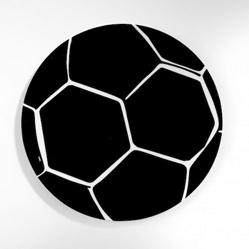 Untitled (two ceramic plates for the Football World Cup 2006) for the Rosenthal World Cup Edition, 2006