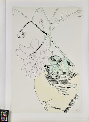 No. 10 from the series 'Flowers' (hand-colored), 1974