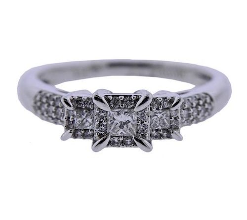 10K Gold Diamond Engagement Ring