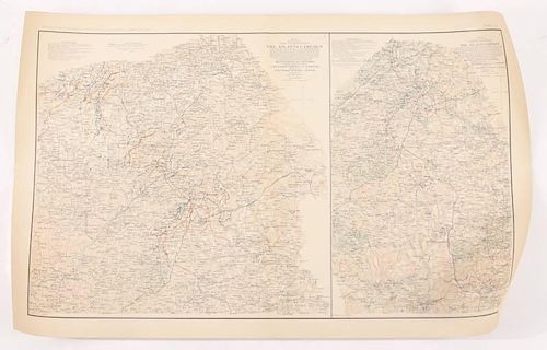 Atlanta Campaign Civil War Maps, c.1895