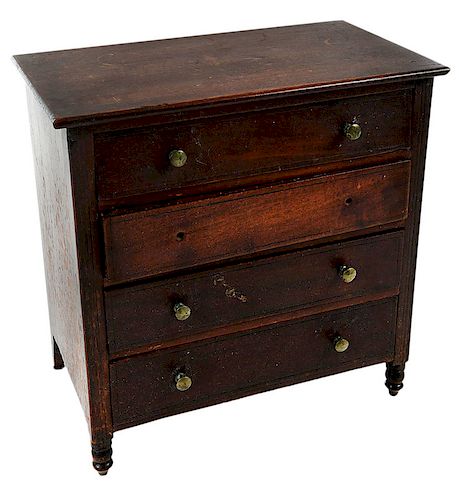 American Miniature Chest of Drawers
