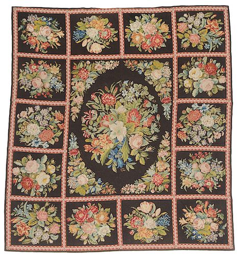 Floral Needlepoint Carpet