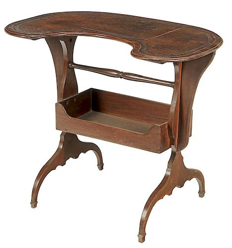 French Provincial Kidney Form Writing Table