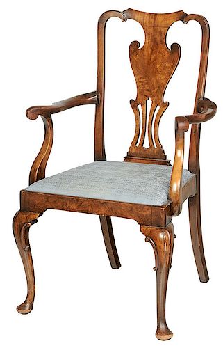 Georgian Style Mahogany Arm Chair