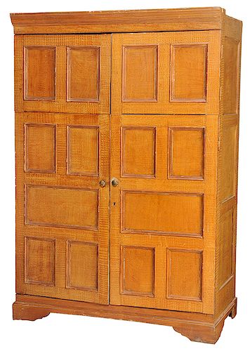 Continental Grain Painted Cupboard