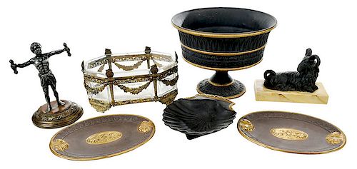 Seven Continental Table Items