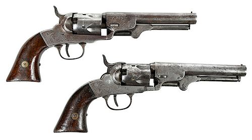 Two Bacon Arms Pocket Revolvers Civil War Era