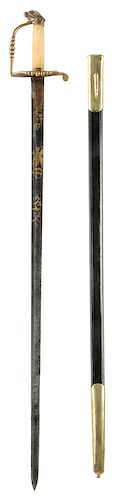 United States Officer's Eagle Head Sword