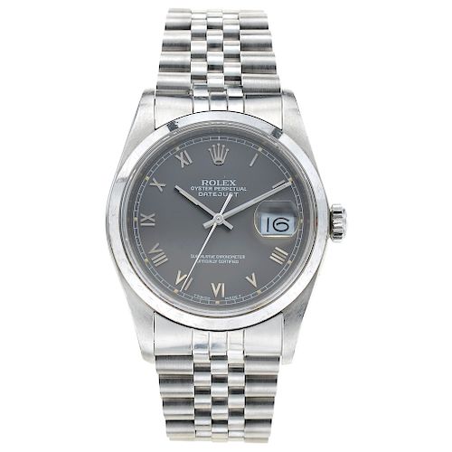 ROLEX OYSTER PERPETUAL DATEJUST REF. 16200, CA. 1989 wristwatch.