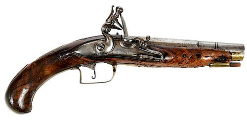 Antique Continental Flintlock Pistol
