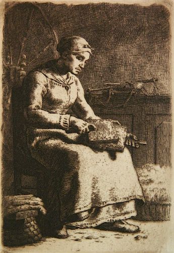 Jean Francoise Millet etching