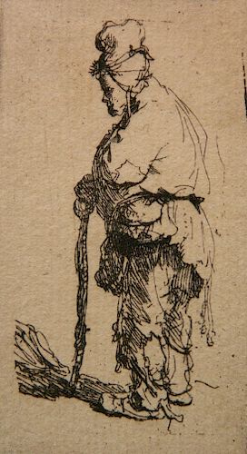 after Rembrandt etching