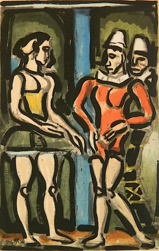 Georges Rouault etching and aquatint